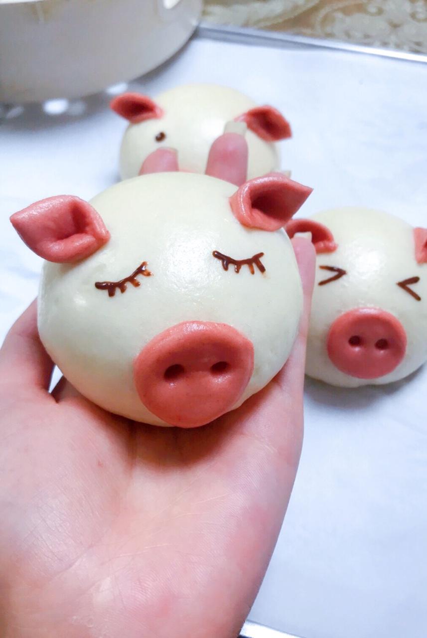 兰之味做的小猪馒头