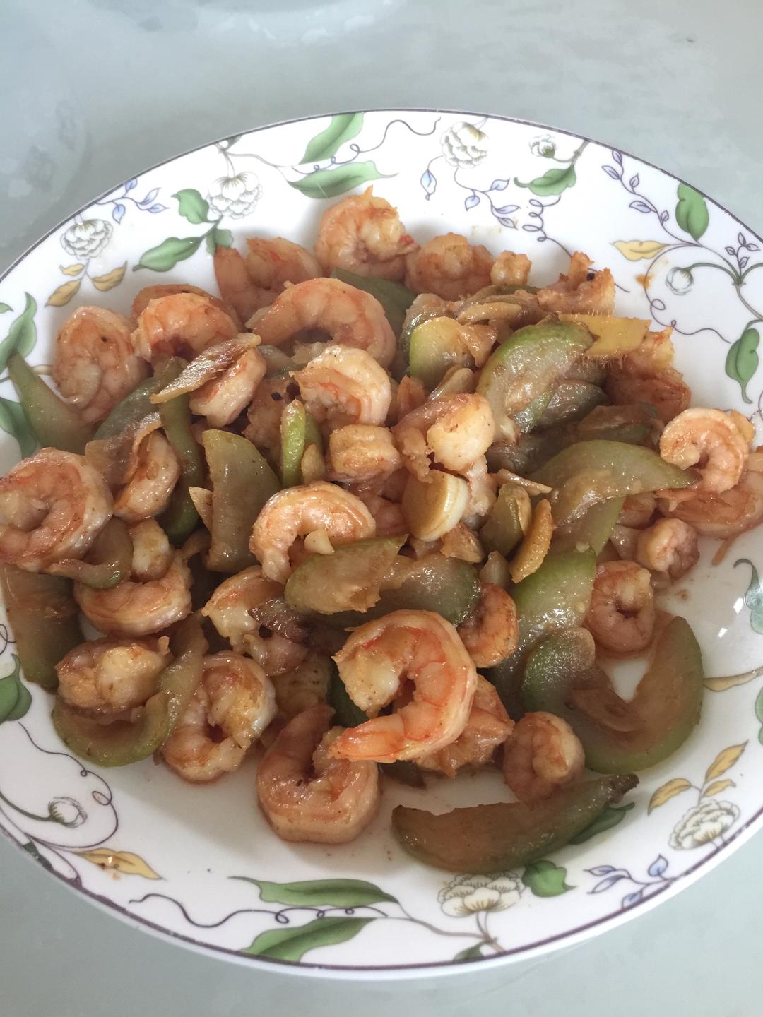 虾仁炒蒲子的做法