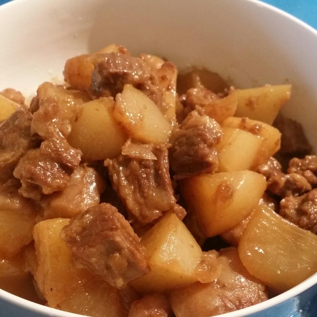 柱侯牛腩萝卜（广州面店的味道）