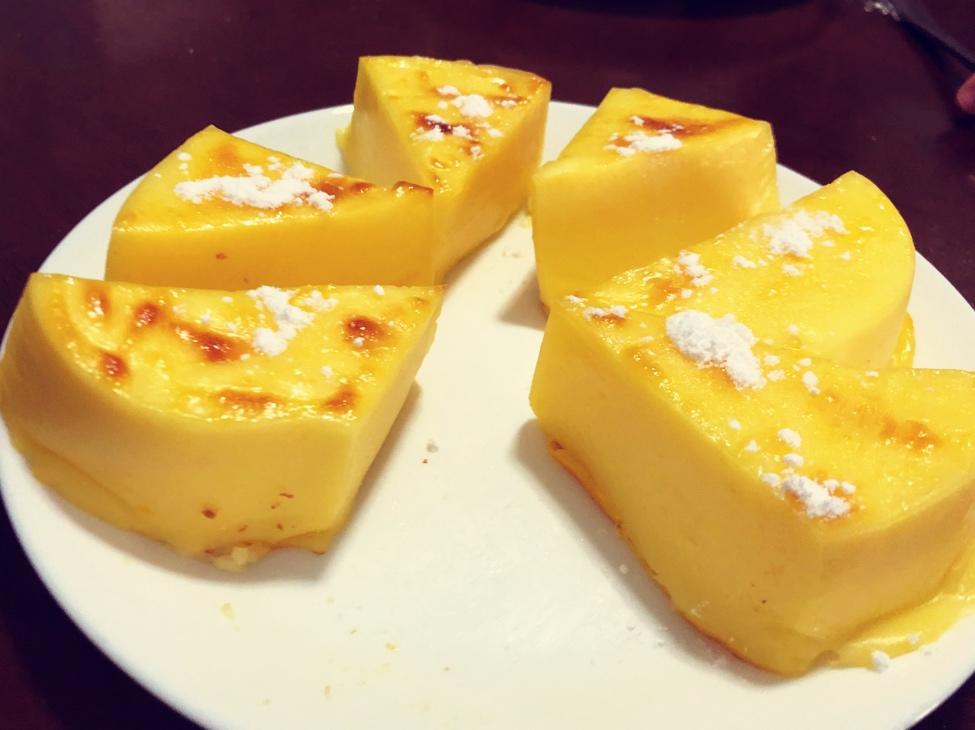 外焦里嫩的烤牛奶块奶香浓郁一口就上瘾