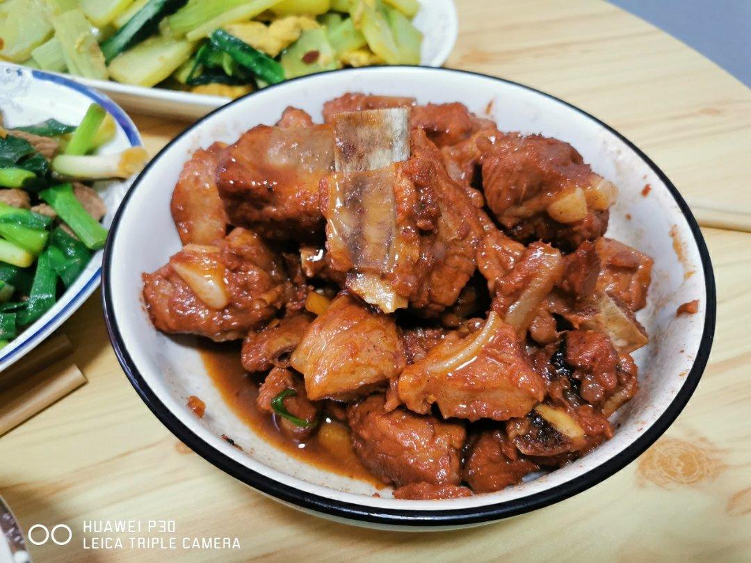 腐乳烧排骨