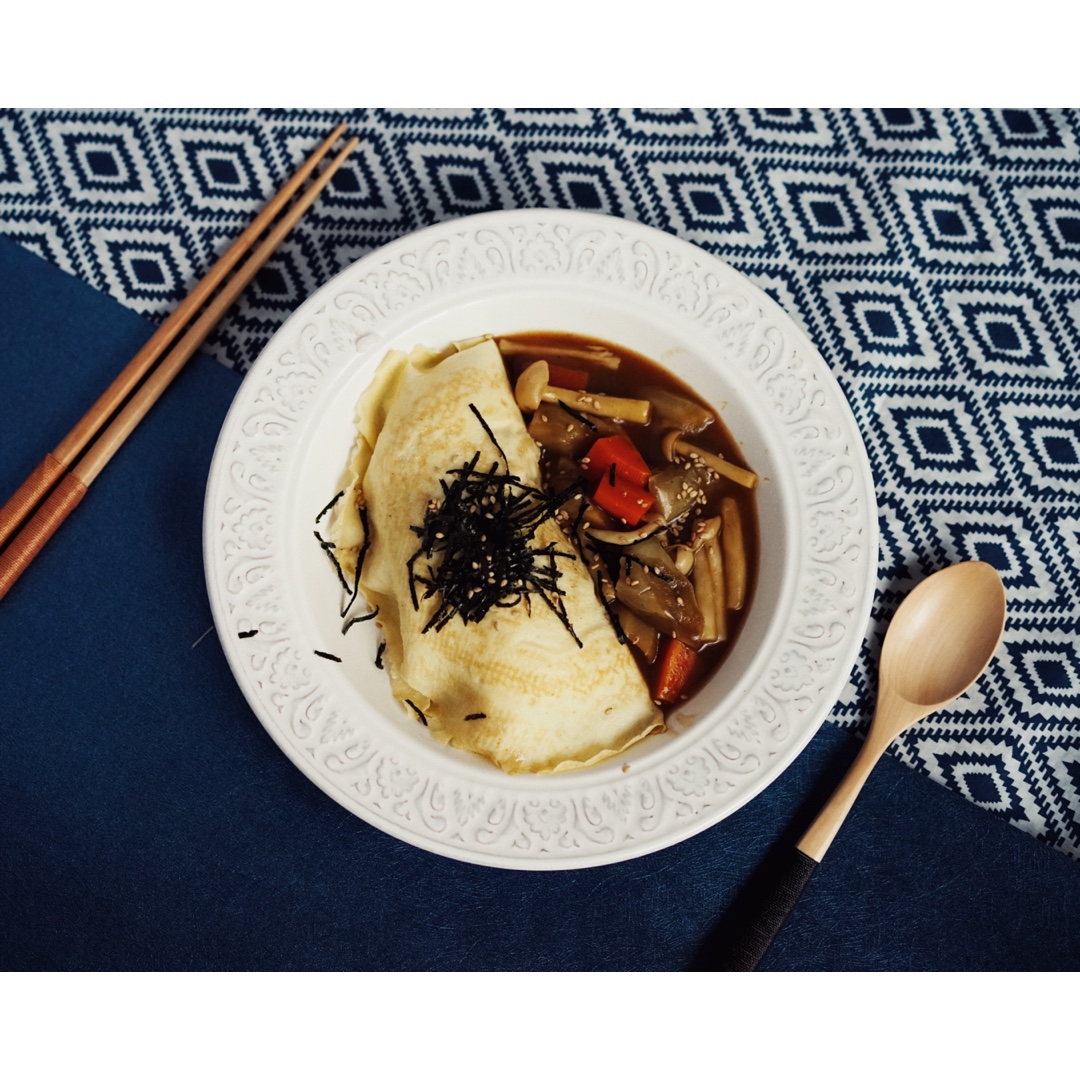 日式茄子蘑菇咖喱