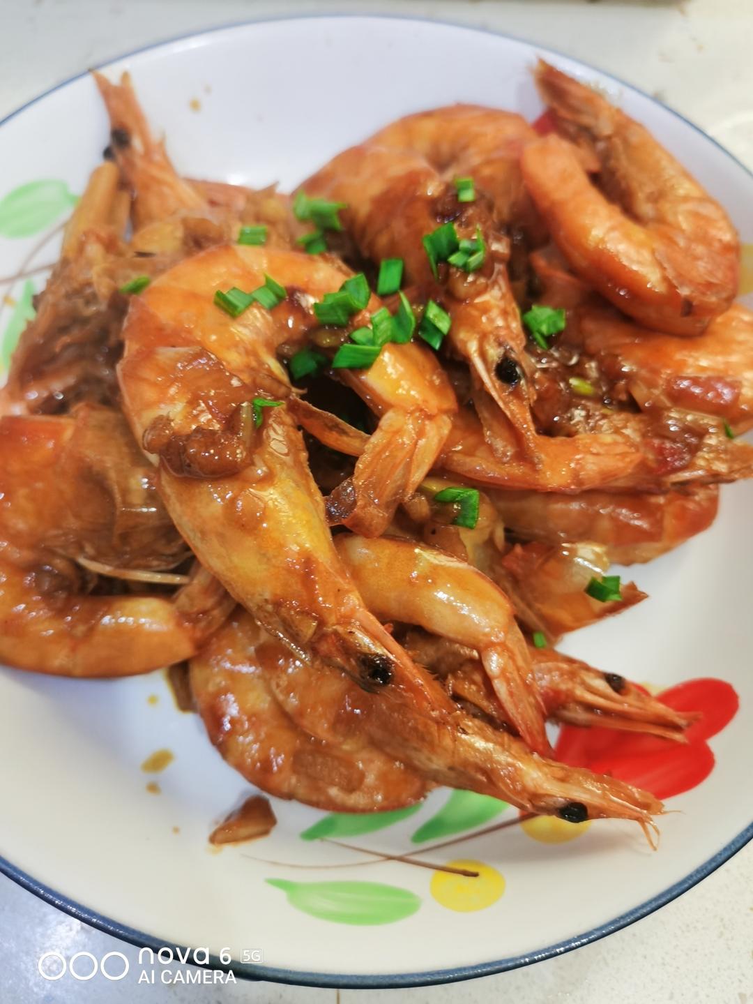 家庭版油焖大虾