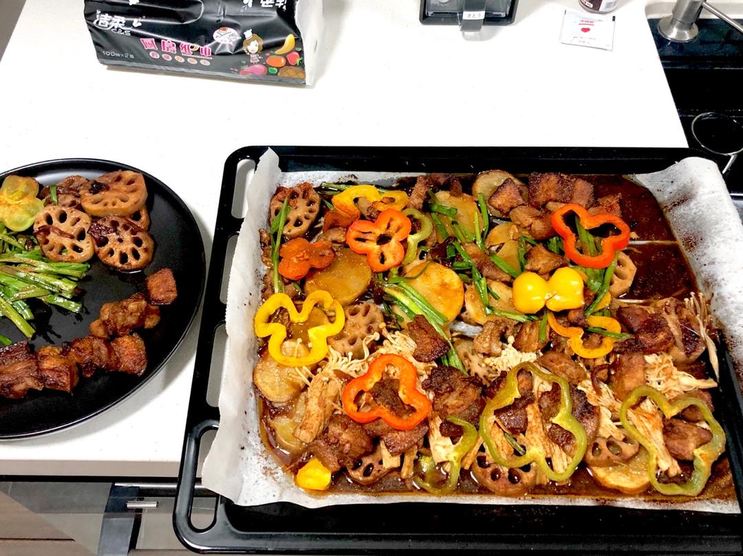 五花肉烤土豆片（北鼎烤箱食谱）