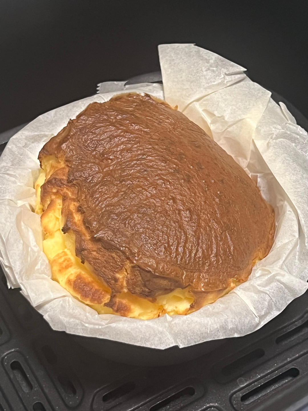 巴斯克芝士蛋糕-傻瓜操作【空气炸锅巴斯克】