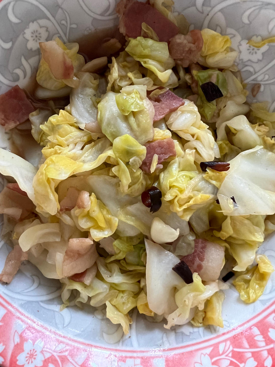 培根手撕包菜