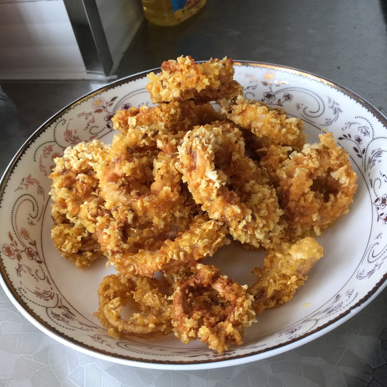 炸鱿鱼圈