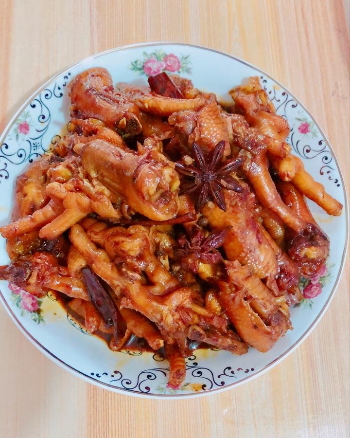 秘制红烧鸡爪