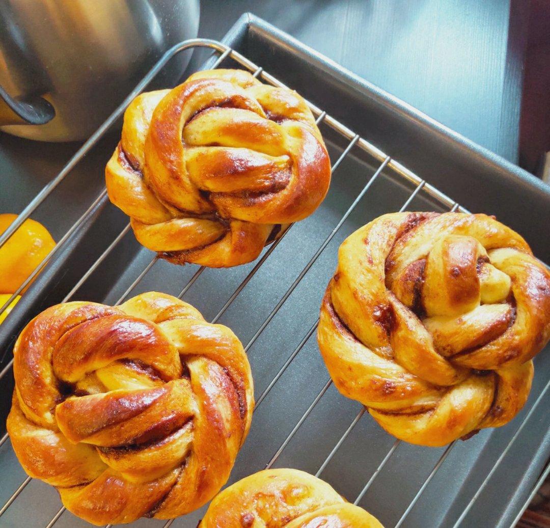 瑞典肉桂卷（附鲜酵母、活性干酵母、即时酵母用量换算公式）