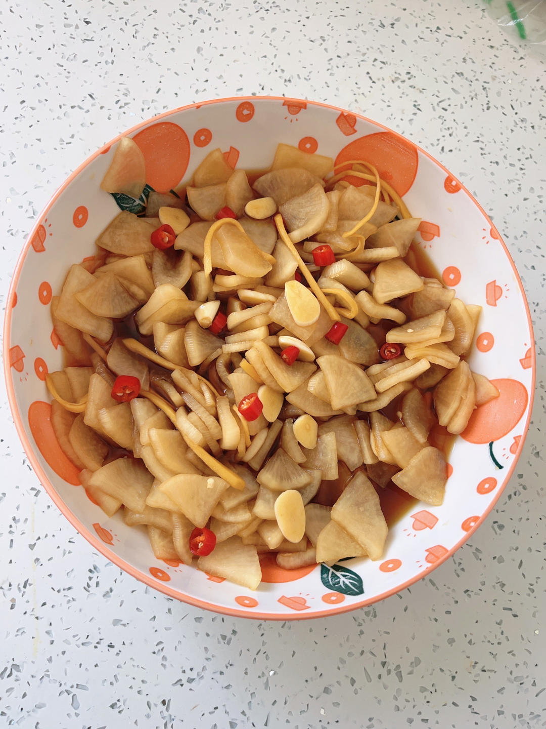 爽口开胃腌萝卜片