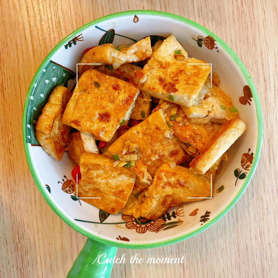 蒜香煎豆腐 炒鸡无敌美味