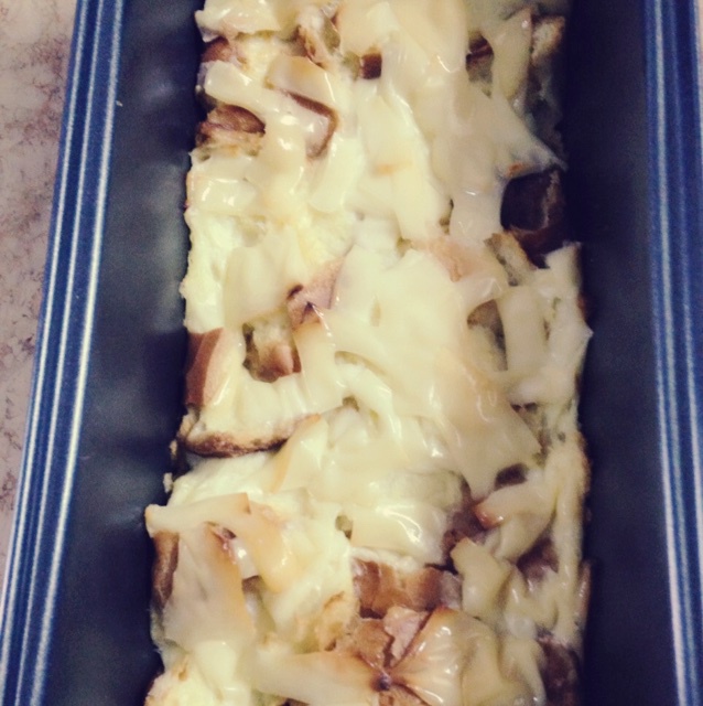 咸焗奶酪面包布丁