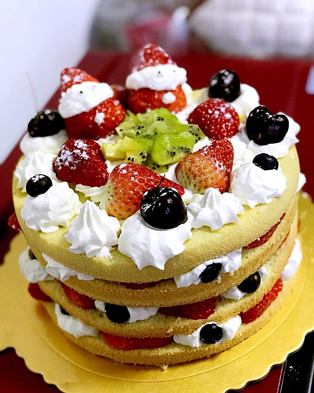 念_dib6做的彩虹蛋糕戚风蛋糕胚