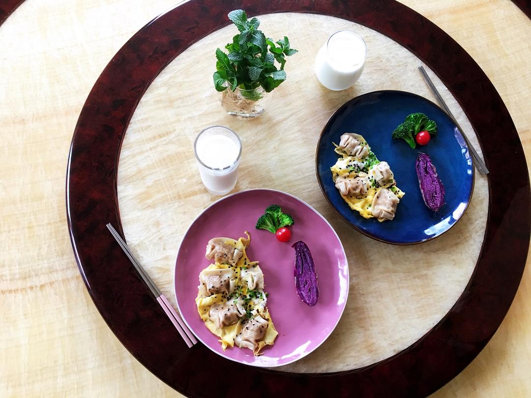 懒人快手抱蛋煎饺