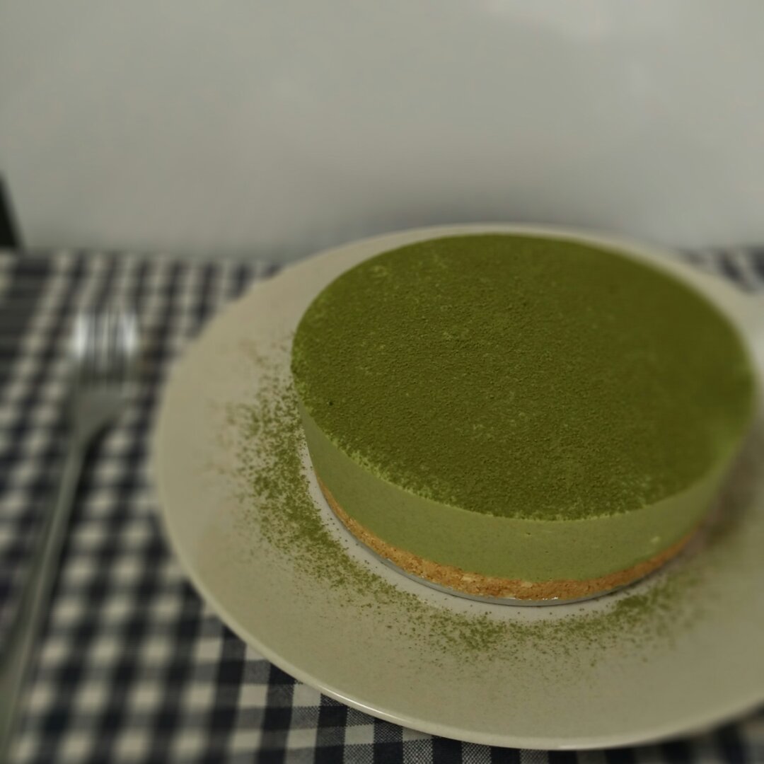 抹茶芝士慕斯蛋糕