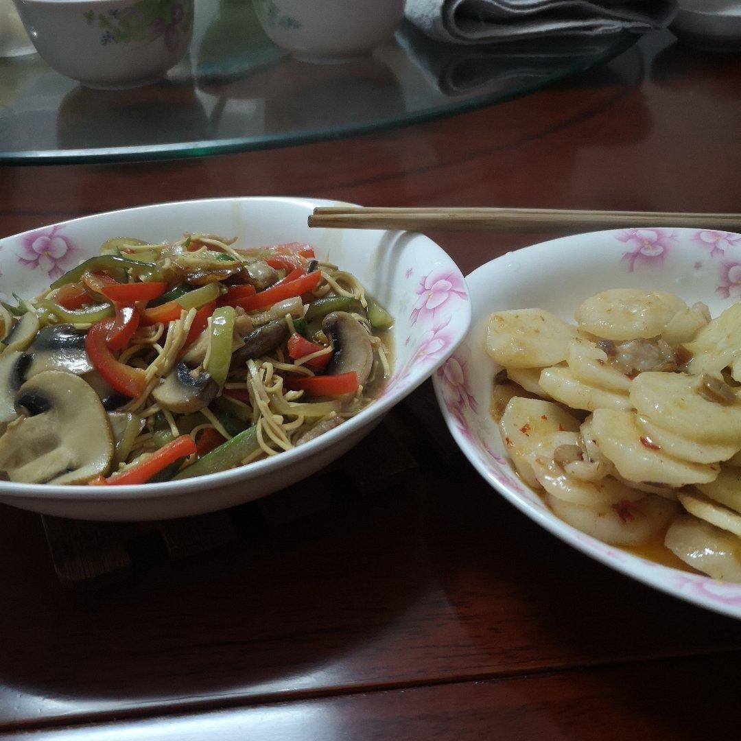 开胃又好吃——酸酸的茭白炒三丝