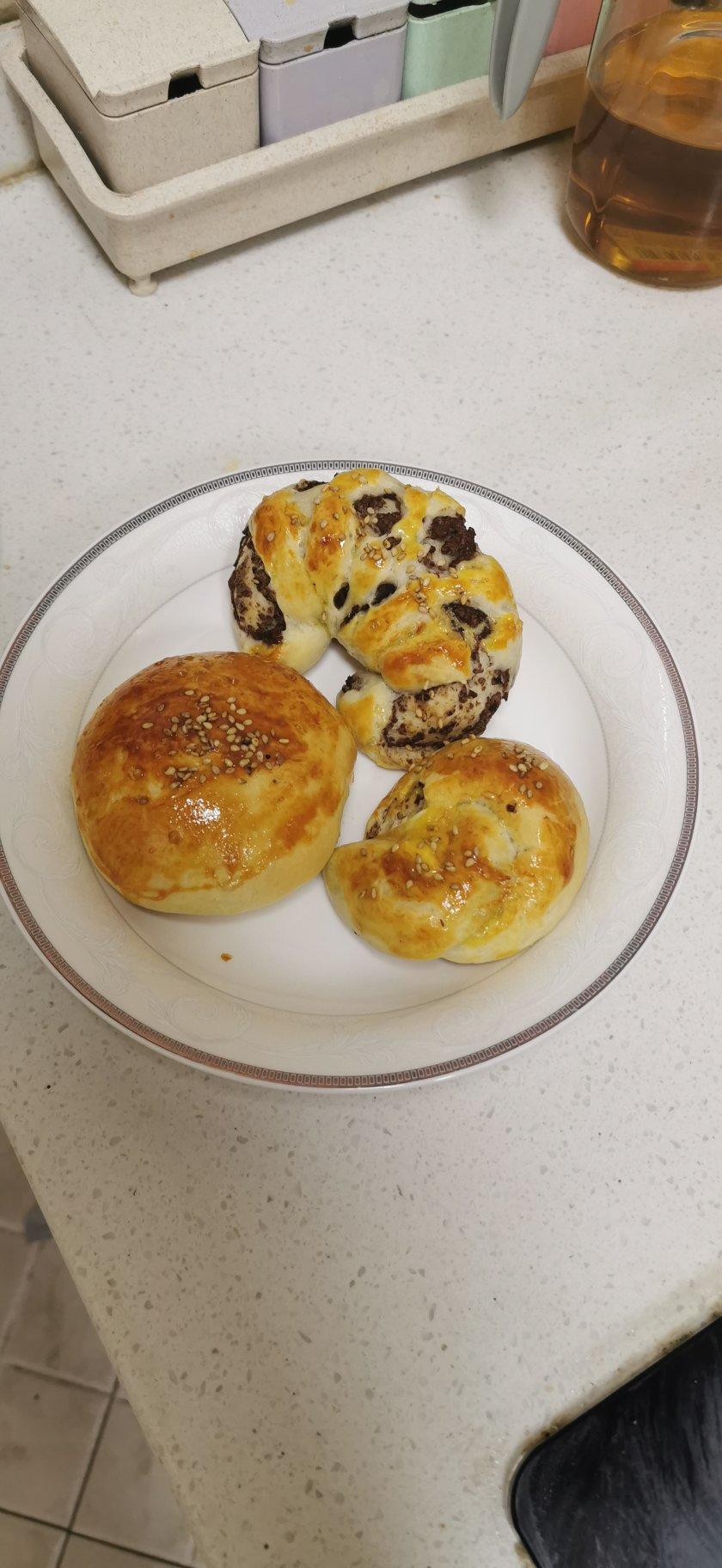 超详细的豆沙面包🍞