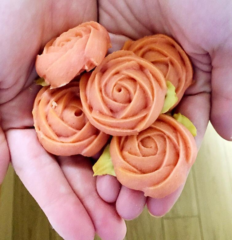 豆沙花饼干的做法步骤图 豆沙花饼干怎么做好吃 暁怪兽 下厨房