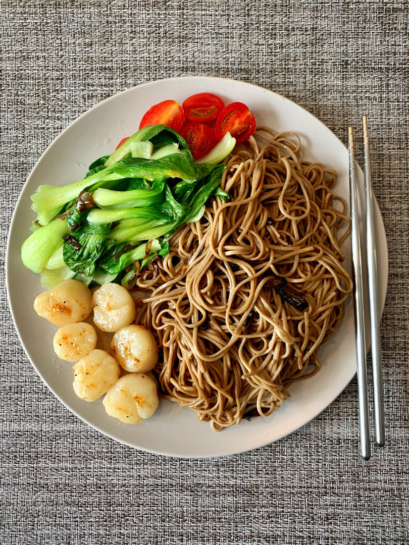 超快手🍜葱油拌荞麦面