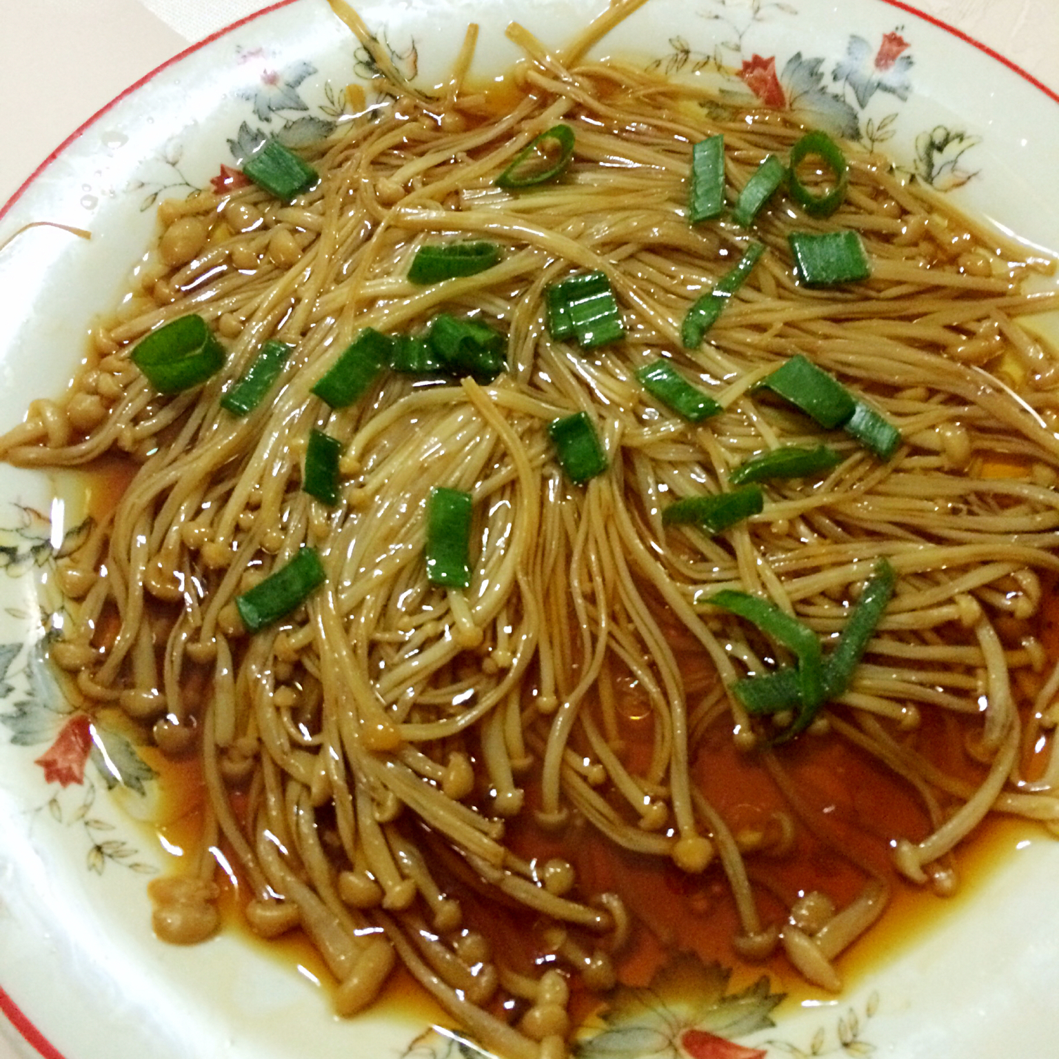 油泼金针菇