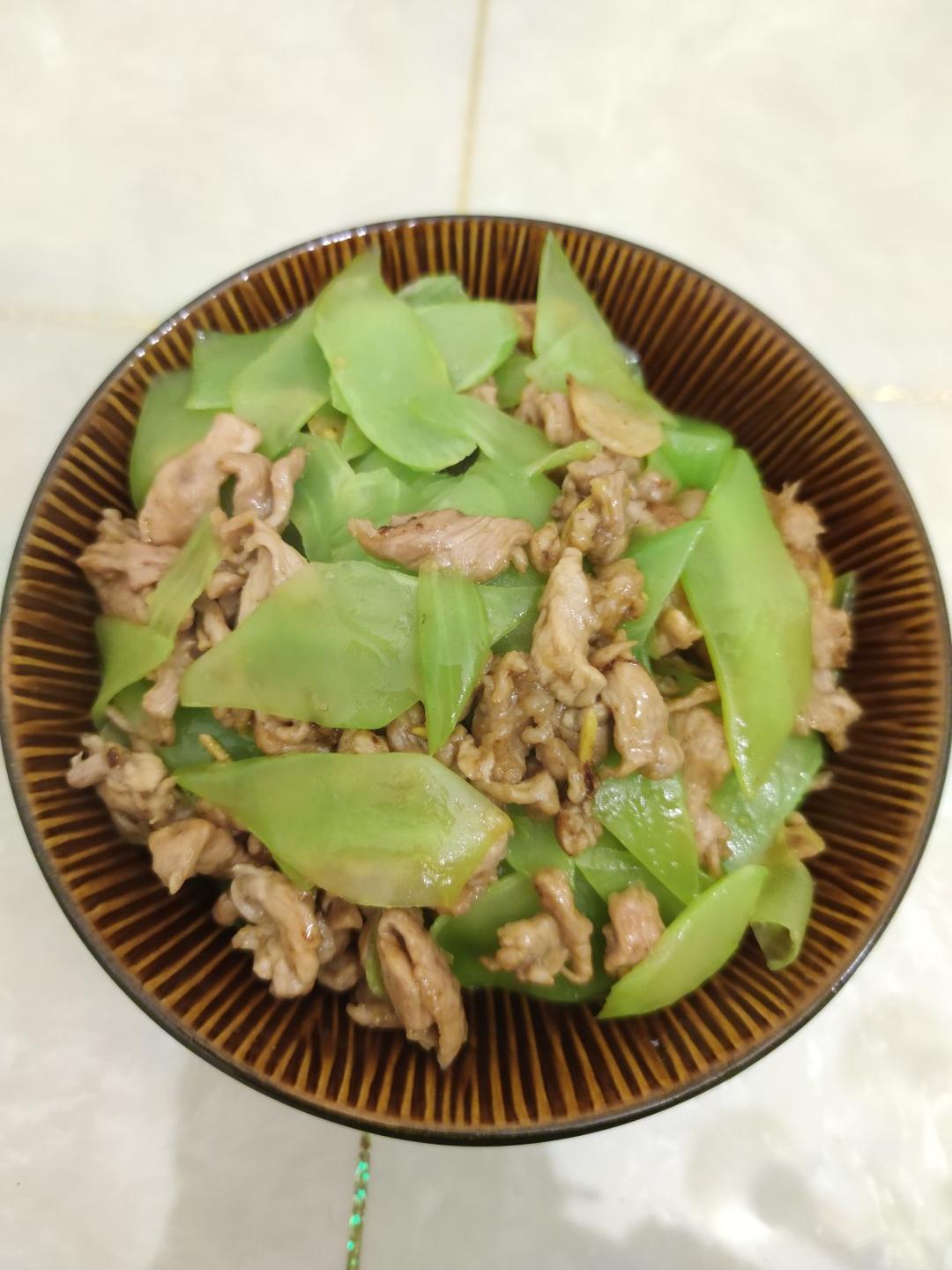 莴笋炒肉