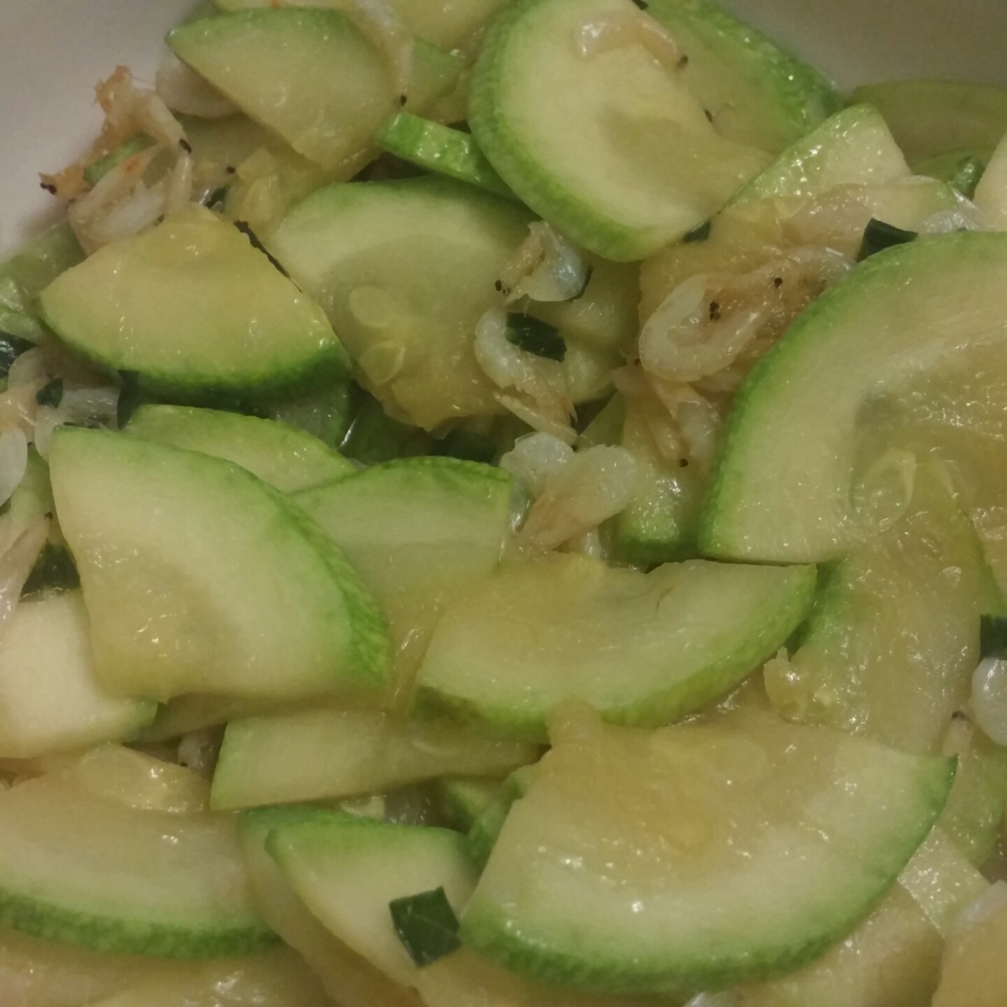 虾皮清炒西葫芦