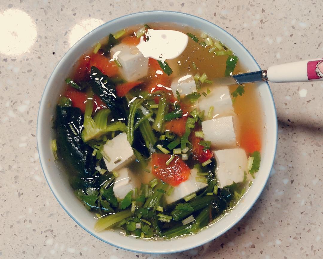菠菜豆腐汤