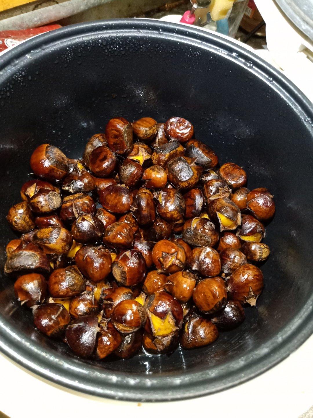 电饭锅煮板栗
