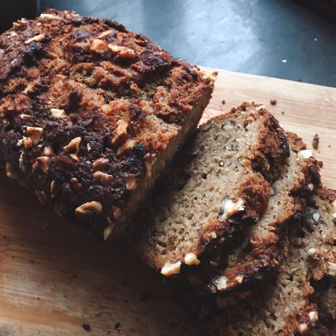 香蕉核桃磅蛋糕 Banana & Walnut Pound Cake