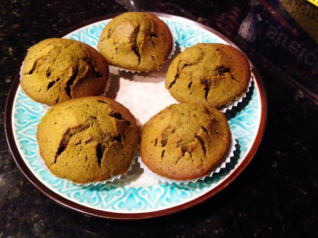 抹茶蜜豆杯子蛋糕