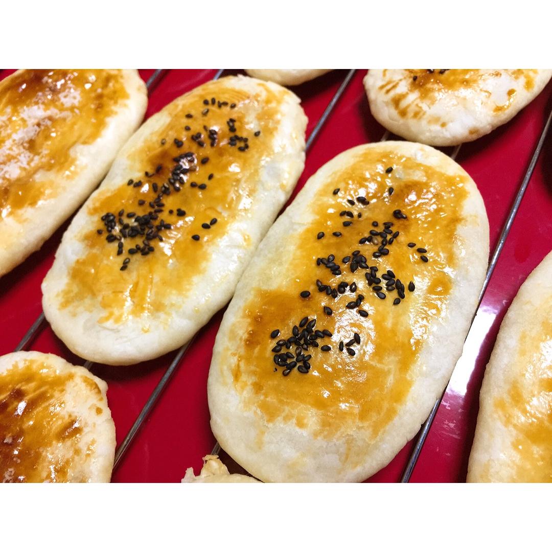 芝麻椒盐牛舌饼（北京小吃）