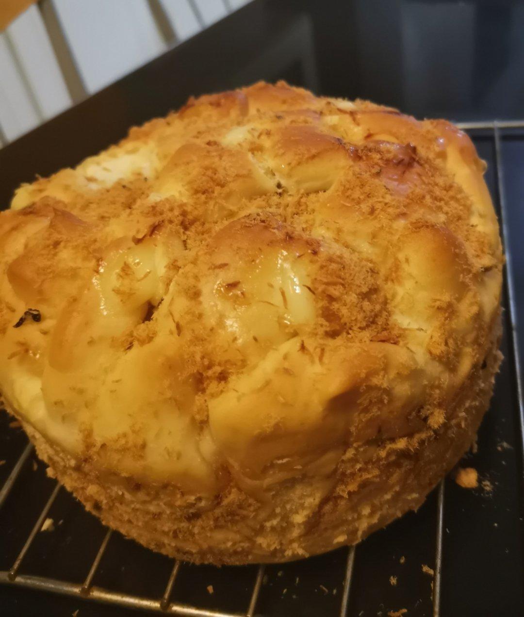 肉松手撕面包—超软会爆浆的面包哟