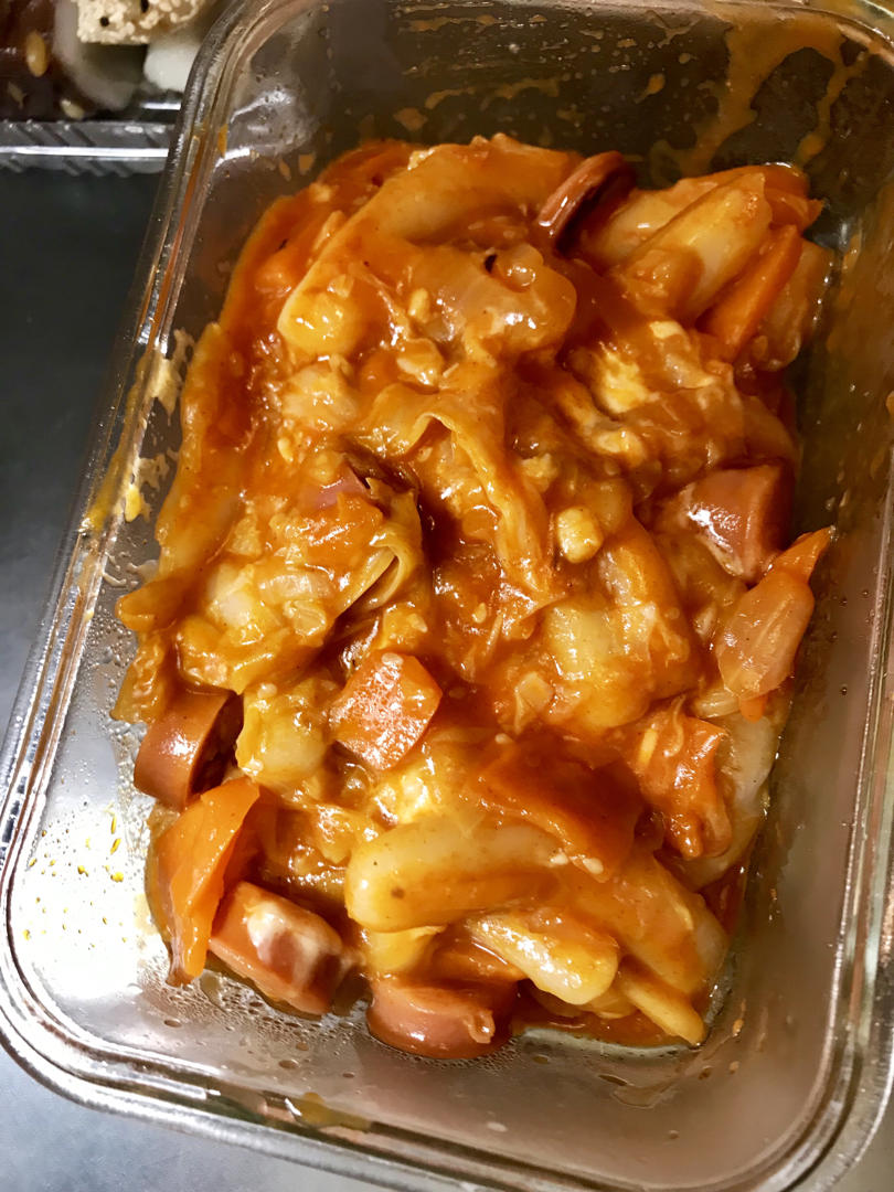 韩式辣炒年糕（or网红芝士套路之芝心年糕）