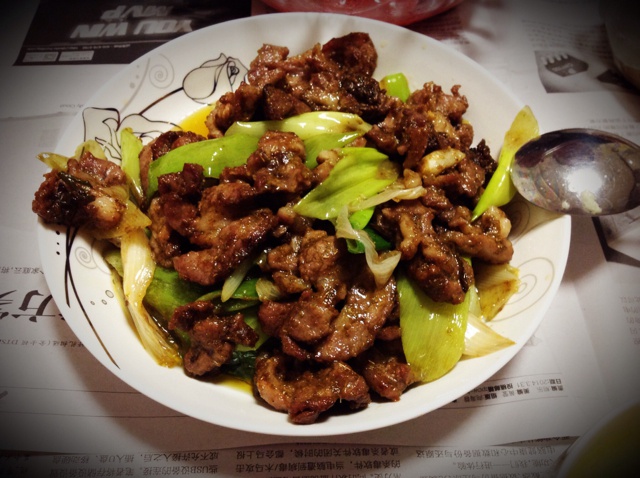 葱爆羊肉