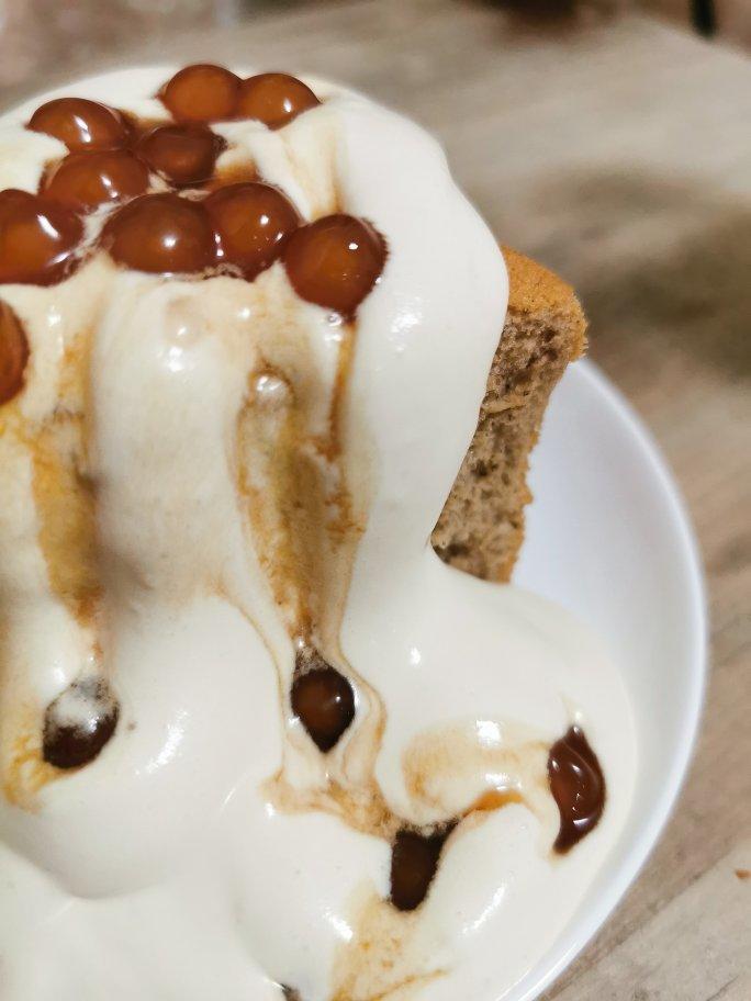 黑糖珍珠爆浆蛋糕