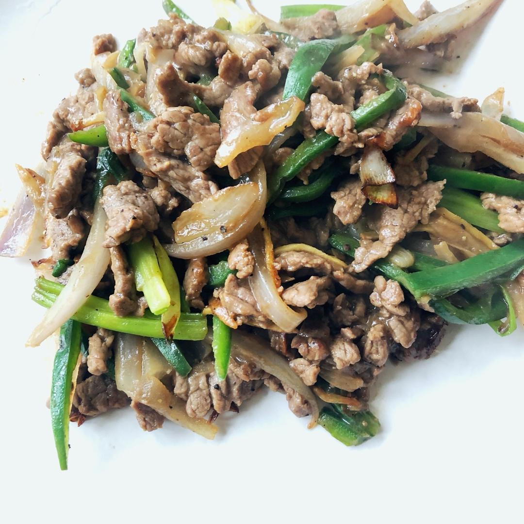 青椒炒牛肉