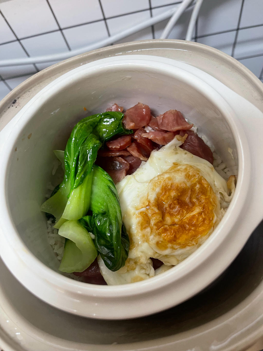 电饭煲腊肠焖饭