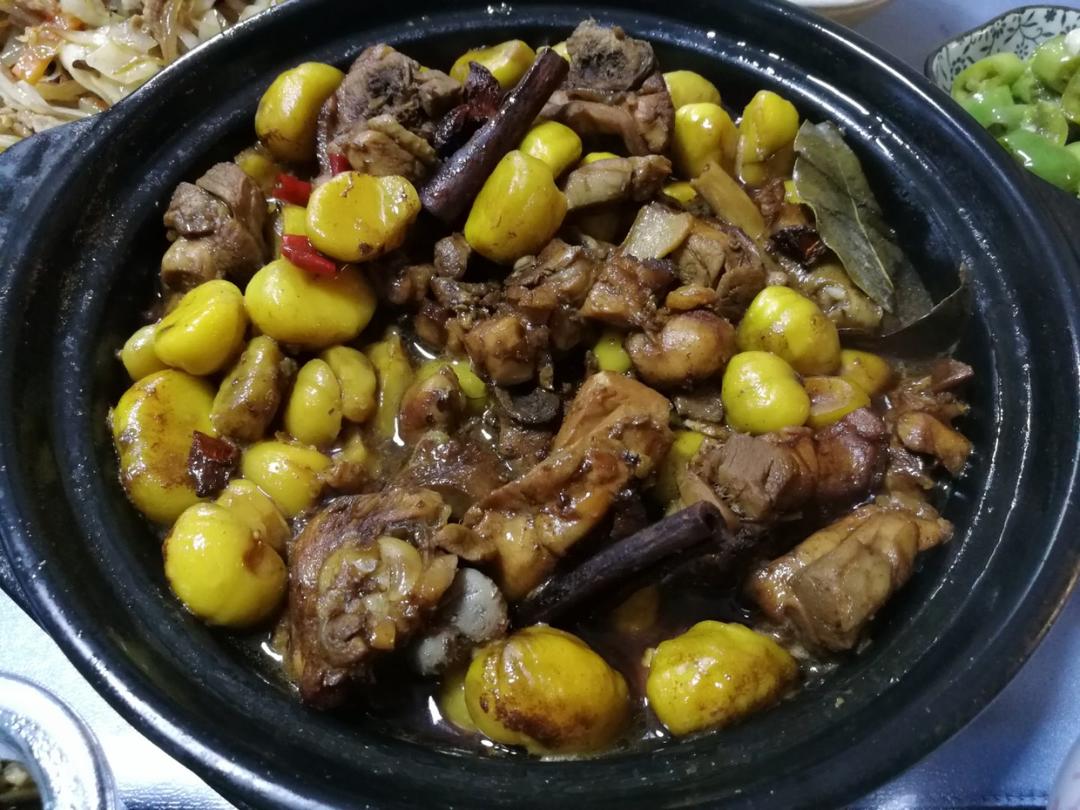 【栗子烧鸡】鸡肉都给你吃，栗子归我~