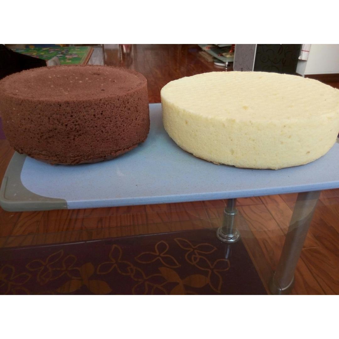 6寸原味戚风蛋糕