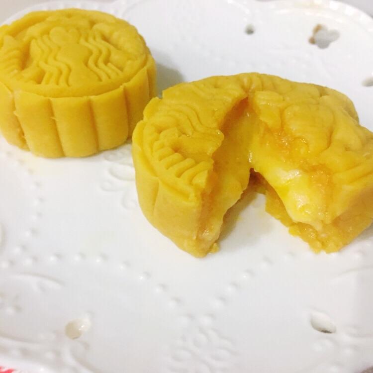 流心奶黄月饼（无吉士粉/转化糖浆版本）【曼食慢语】