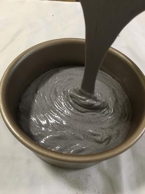 蒸黑米糕 蒸黑米蛋糕 蛋奶香 超松软的做法 步骤17