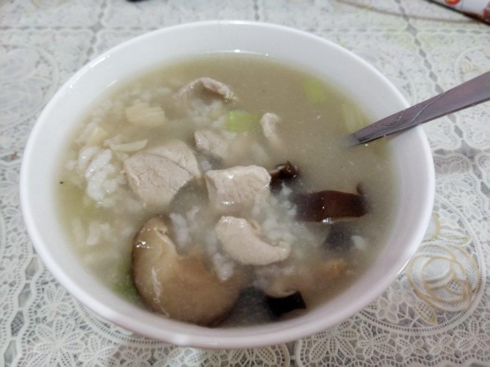 香菇瘦肉粥