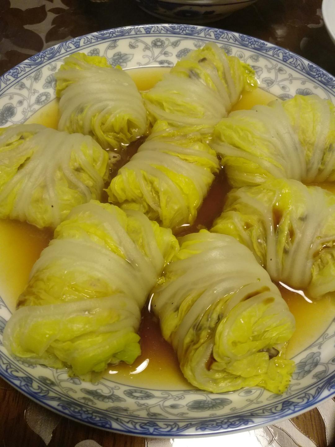 肉酿白菜卷