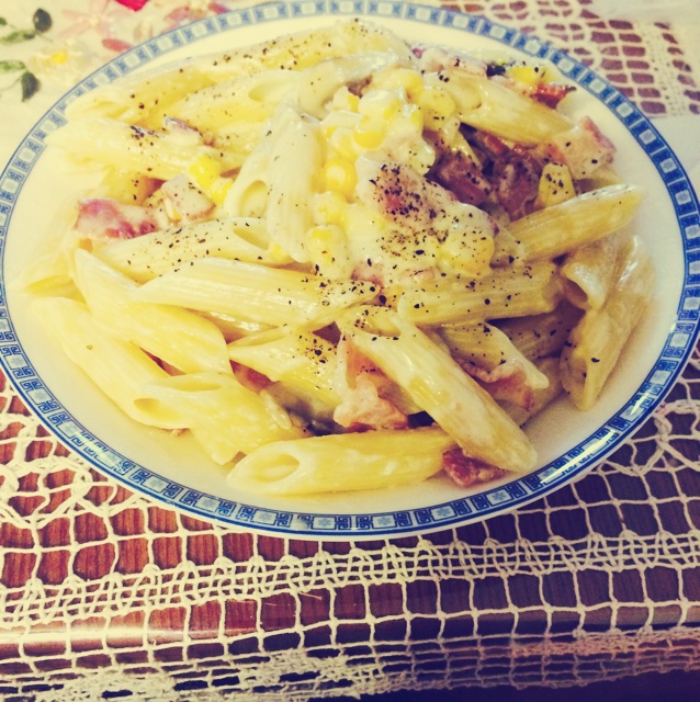 奶油培根意大利面（spaghetti）