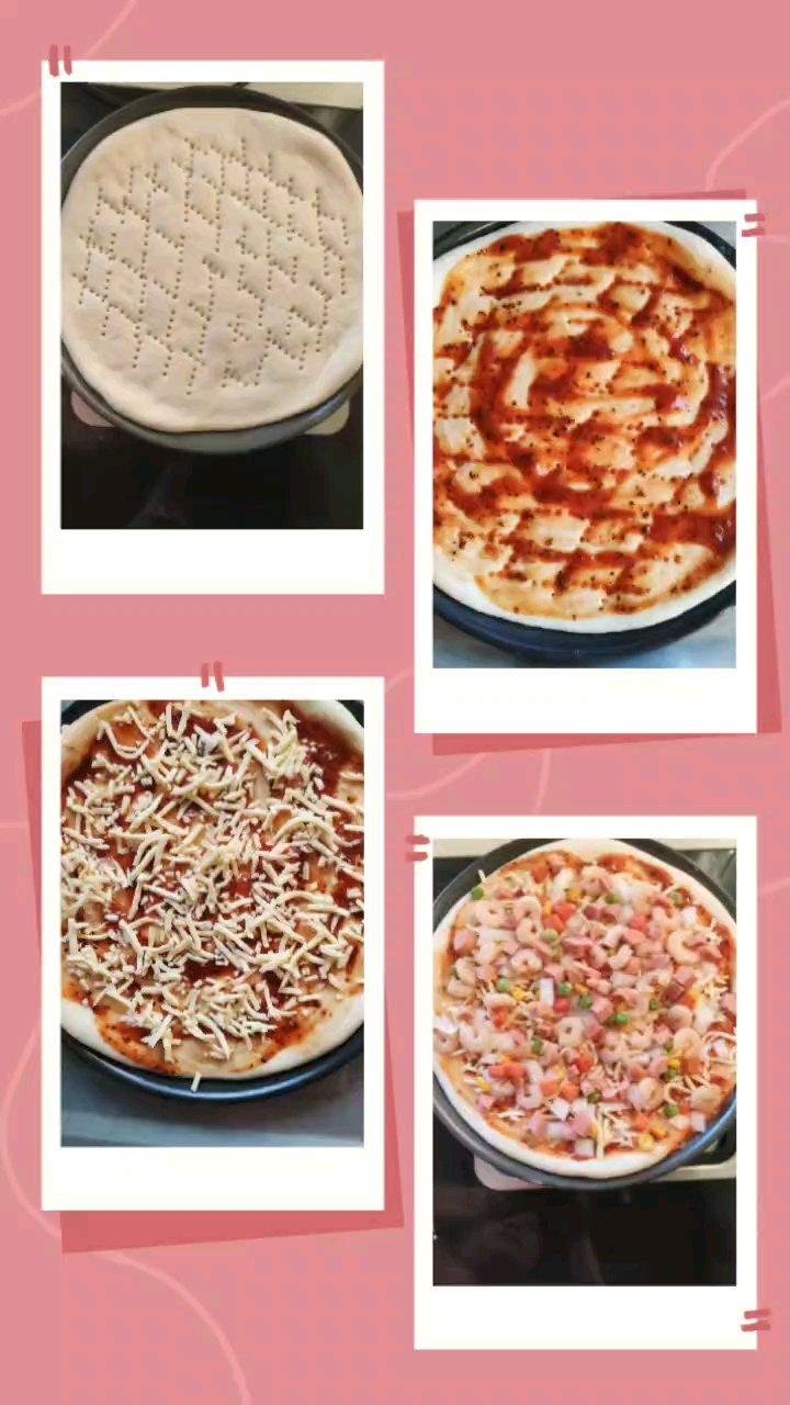 9寸纯手工披萨的做法（厚底）