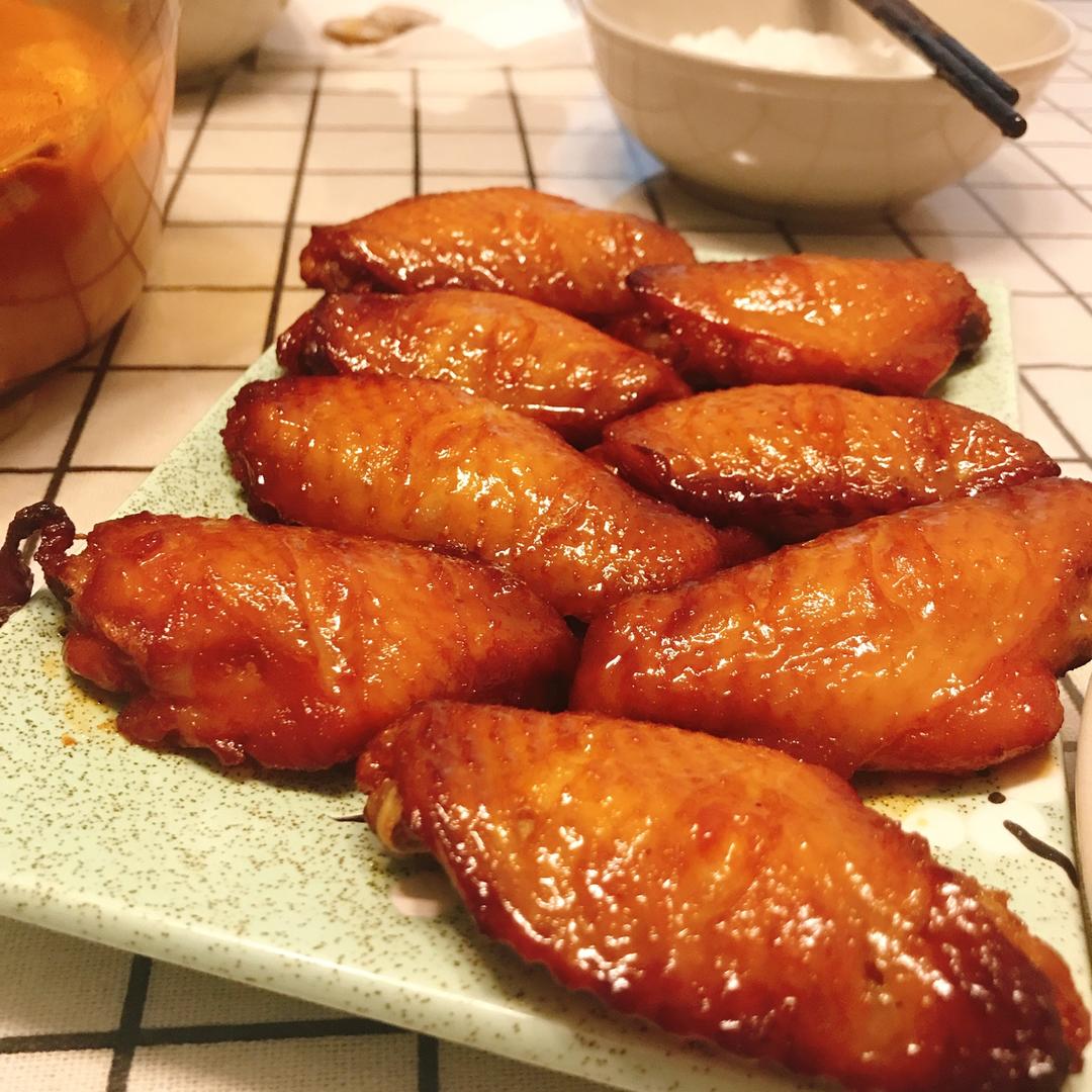 黑色豌豆做的极美滋新奥尔良烤翅中