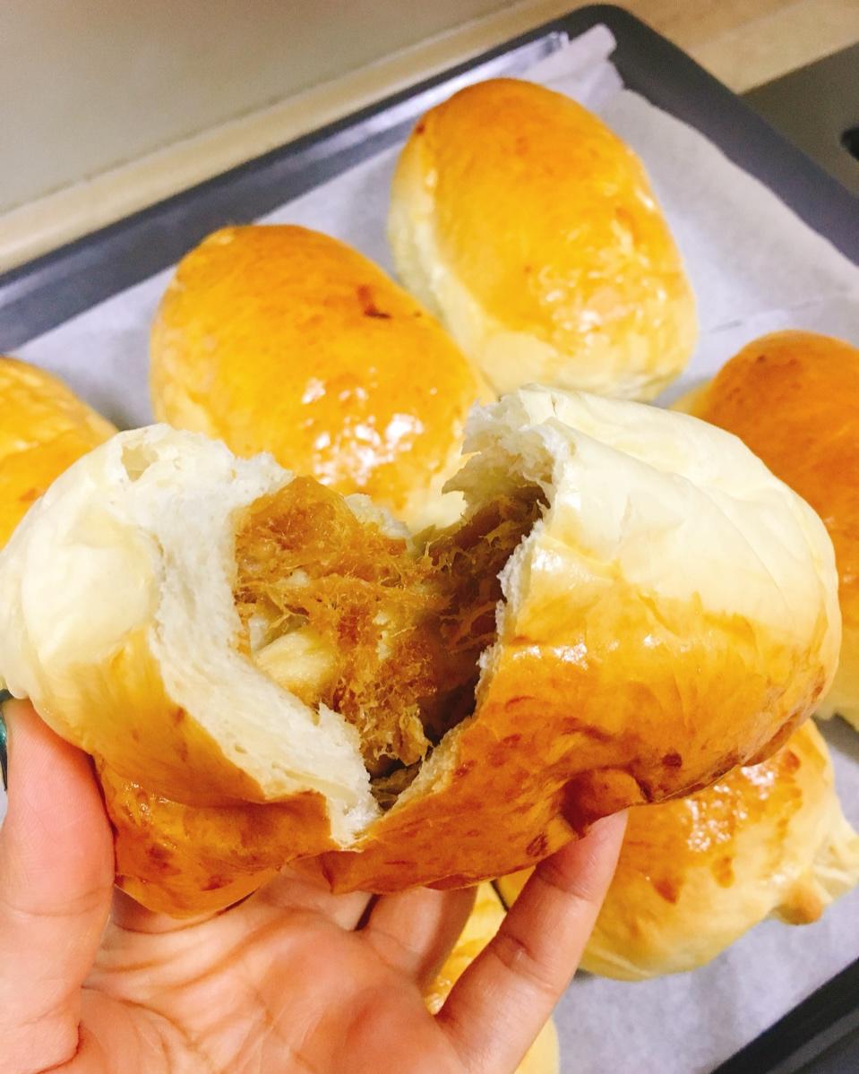 肉松沙拉酱面包（65度汤种）