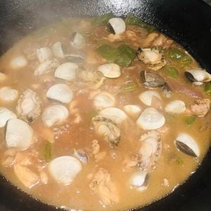 🦐鲍鱼海鲜鸡煲🦐—超级简易宴客菜❗️详尽步骤❗️的做法 步骤10