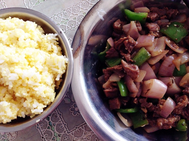 孜然牛肉粒