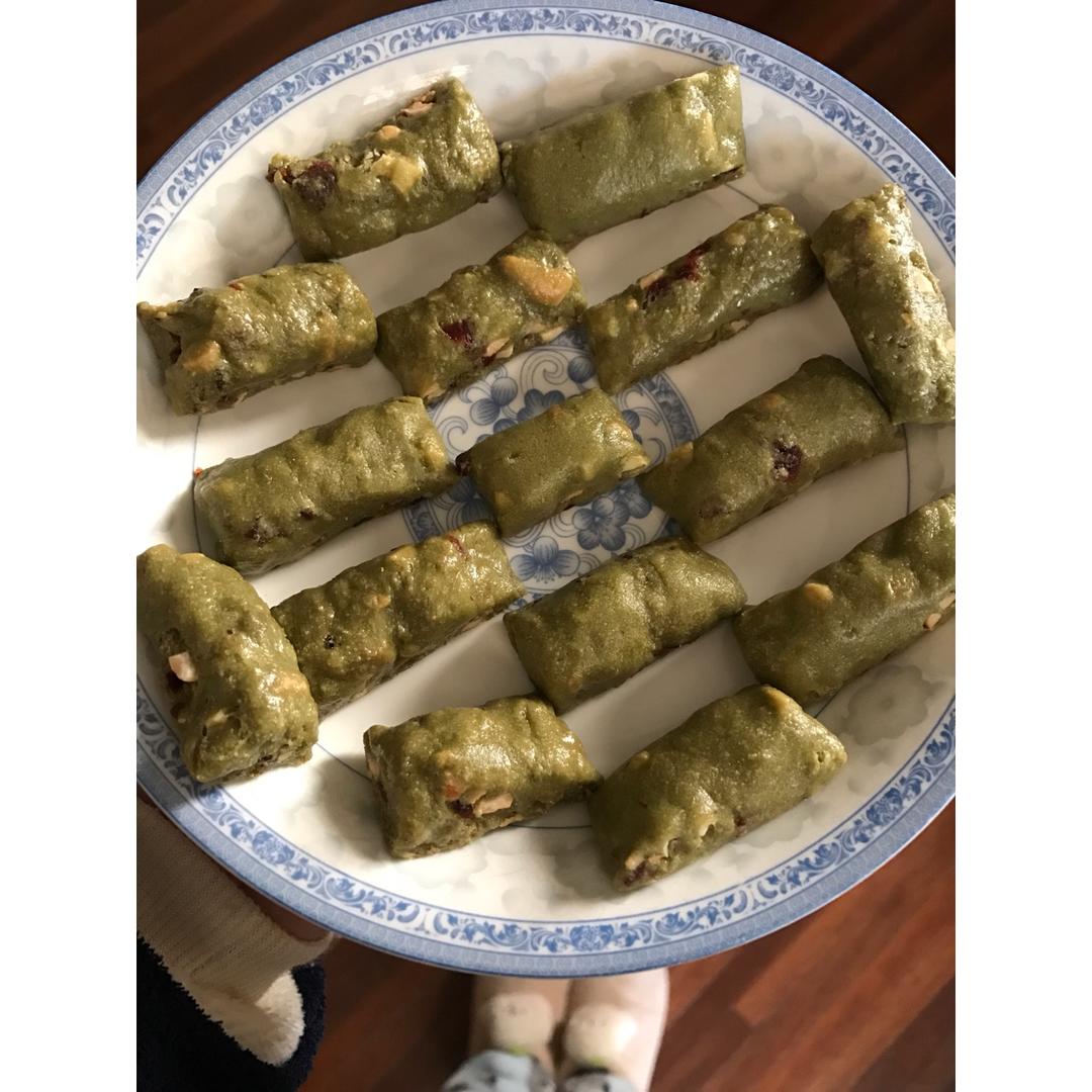 抹茶牛轧糖 （棉花糖版）